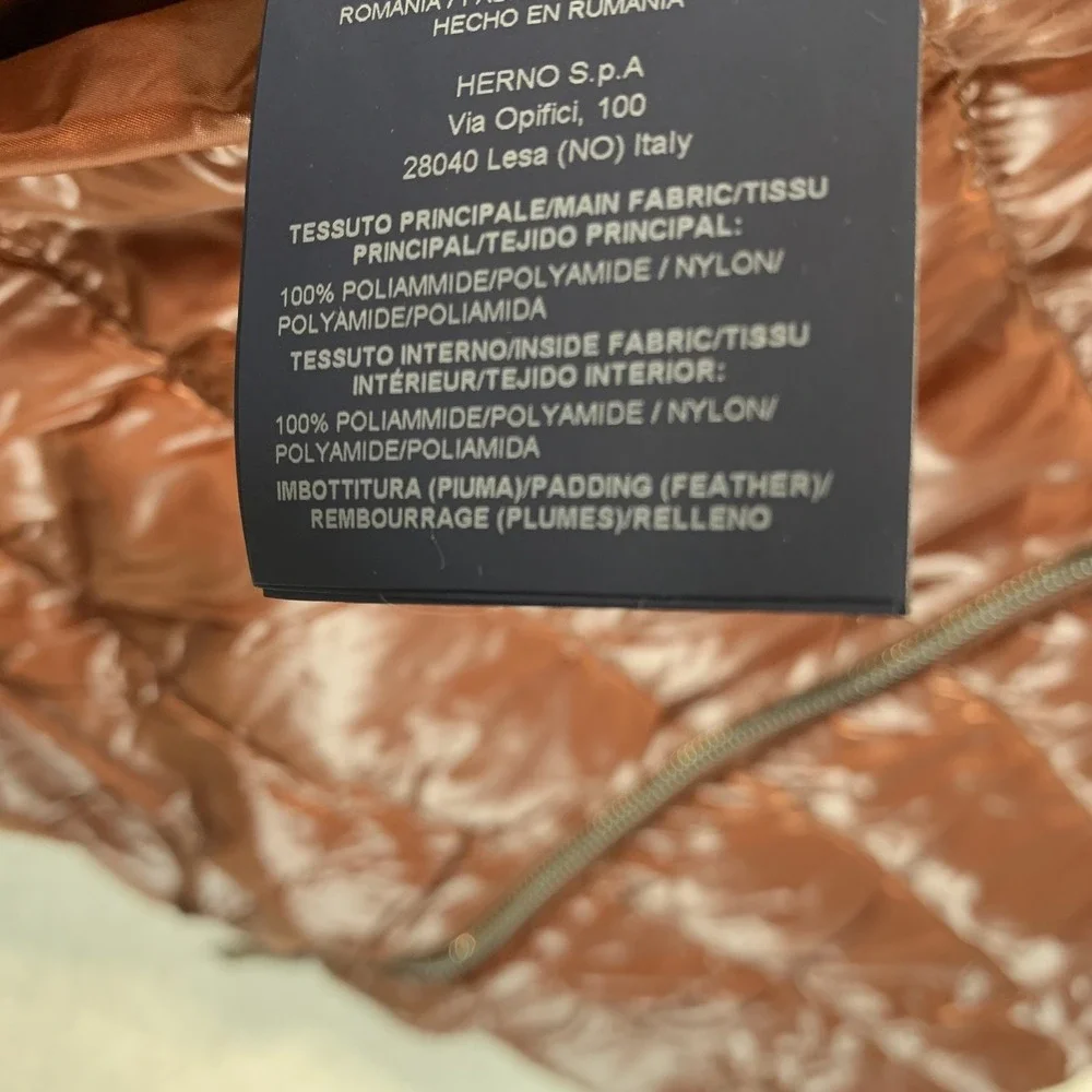 Herno Men's Vest Ultralightweight Nylon Reversible Quilted Puffer 54 IT / US XXL